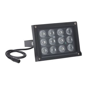 Tillbehör Infraröd Illuminator 12st Array IR LEDS IR Illuminator Night Vision Wide Vinkel Långt räckvidd utomhusvattentät för CCTV -kamera