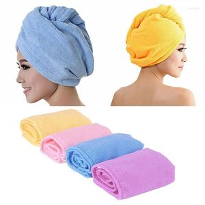 Handduk 5st Microfiber Large Magic Soft Hair Dry Hat Cap Tork