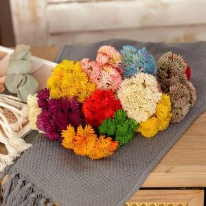 Dekorativa blommor Julförsörjning Tillverkarens konstgjorda saftiga gröna växter Bouquet Home Bedroom Wedding Decoration Craft