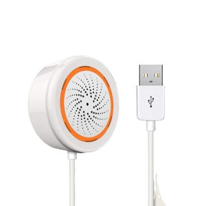 Zubehör Zigbee 3 in 1 WiFi Siren Alarm Linkage 90db Sound Light Sensor Smart Home Tuya Smart Life App Alarm Siren für Alexa