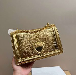 Zincir flep crossbody çanta çanta moda orijinal deri leopar omuz çantaları metal donanım manyetik toka kare kadınlar debriyaj çantası iç fermuar cep