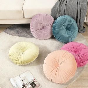 Kudde 40 cm rund pouf ins pumpkin sammet bay fönster tatami golv s mjuk säte padheme soffa kast