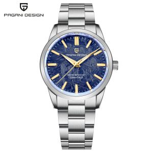 Orologi Pagani Design 2023 Nuovi uomini sportivi maschili orologio armapphire in acciaio inossidabile VH31 Waterproof Watchs Reloj Hombre