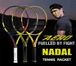 Tenis Raket Nadal Pure Aero Başlangıç ​​Profesyonel Eğitim Fransız Açık Lite Tam Karbon Tek Seti Bag9890249