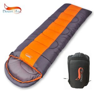 Gear Desertfox Saco de dormir de acampamento, envelope de 220x85cm Saco de dormir à prova d'água do envelope, saco de compressão para viajar para caminhadas