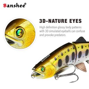 Приманки Banshee Big Multi Coverted Swimbait Fishing Prishing Приманки медленные тонущие мастер для Quike Bass Perch Hard Baits Crankbits 200 мм 90G