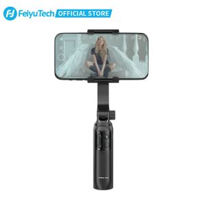 Monopods Feiyutech Vimble One Feiyu Handheld Gimbal Akıllı Telefon Dengeleyicisi iPhone 11 için uzatılabilir kutup tripodu xia xiaomi Samsung Huawei