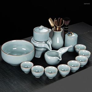 Teware setleri lüks aksesuarlar çay bardağı seti Çin infüzer matcha gaiwan ingilizce çömlek porsele japon yyy20xp