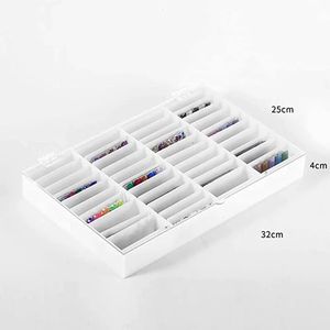 2024 44 rutnät Fake Nail Tips Color Display Holder Storage Box For Nails Art Decor - For Nail Art Display Box