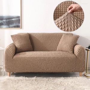 Chair Covers Solid Color Four Season Elastic Sofa Cover Fabric Cushion Towel Simple Modern Women Anti-Dirty Stretch Full Slipcover