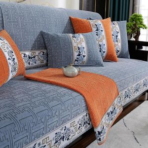 Tampas de cadeira espessa chenille tecido sofá capa de sofá universal resistente ao sofá acolchoado protetor de assento de toalha de almofada de pelúcia