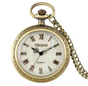 Retro Classic Pocket Watch kwarc Analogowa wyświetlacz Naszyjnik Zegarki dla mężczyzn Kobiety Antique Collection Relogio de Bolso7425234