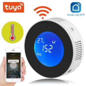 Detector Tuya Intelligent WiFi Wireless Natural Gas Detector Combustible Leakage Gas Detector Smart House Protection Support Smartlife