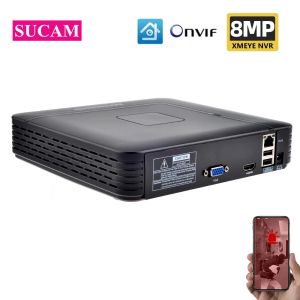 Registratore 9/16/32 CANALE 4K 8MP IP CCTV NVR XMEYE Rilevamento del movimento facciale Sicurezza H.265 Registratore di rete per la fotocamera IP da 4 MP da 5 MP 8MP