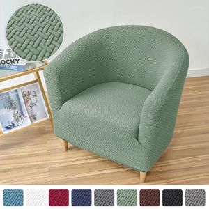 Stol täcker jacquard badkar fåtölj säte täcker elastisk singel soffa protektor stretch bar slipcovers heminredning vardagsrum