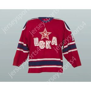 GDSIR Custom Sergei Ferov Soviet Red Army Hockey Jersey Nuovo Top E-M-L-XL-XXL-3XL-4XL-5XL-6XL