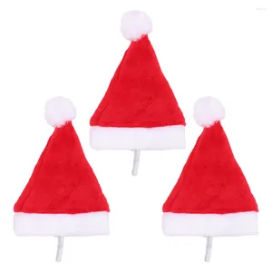 Hundkläder jul husdjur hatt bärbar bedårande djur Xmas Santa Claus Caps Holiday Event Head Decoration Headwear huvudbonader