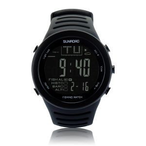 Orologi Sunroad FR720B Orologi Sports Pesca altimetro +Termometro +Barometro 5amt Impermeabile Pressione Aitura Temperatura della pesca a pressione promemoria