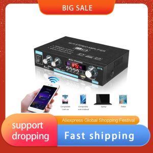 Amplificatore AK35 800W AMPLIFICATORE AUTO CASA AUDIO POWER BUETOOTH 5.0 SURNO SURNO SURNO FM USB REMOTE CONTROLLO MINI STEREO HIFI Amplificatore digitale