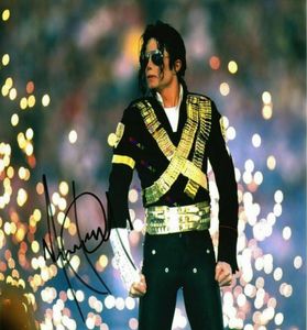 Michael은 사인 Signatured Auto Signature PO Poster2895240에 서명했습니다