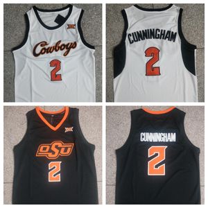 OSU #2 CADE CUNNINGHAM BASKABALL MENS JERSEY