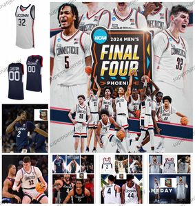 Uconn Huskies Jersey Solomon Ball Tristen Newton Donovan Clingan Stephon Castle Alex Karaban Spencer Hassan Diarra Joey Calcaterra Paige Bueckers 2024