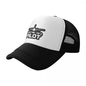 Ball Caps TRUST ME-IM A PILOT Baseball Cap Cute Cosplay Horse Hat Women Beach Fashion Men's