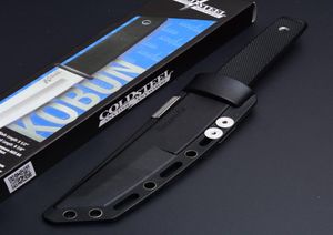 Новое прибытие Cold Steel 17t Kobun Survival Stright Knife Tanto Point Satin Blade Утилита фиксированные ножки для лезвия