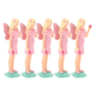 Dekorative Figuren 5pcs Music Box Dolls Ballet Dekorationen Tänzer Ornamente