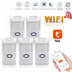 KITS TUYA WiFi PIR Motion Sensor Retector Moving Sensore Smart Life App Wireless Home Automation System Work with Alexa Routine Set