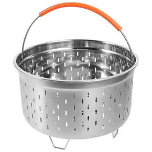 Double Boilers Stainless Steel Rice Steamer Basket Metal Vegetable Baskets Steaming Pot For Tamale Mesh Strainer