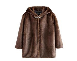 Women039s Fur FAUX 2021 Autumn Winter Plus Tamanho S9xl Coat Women Mink Jaqueta feminina grossa com capuz de capuz longo A30356203679