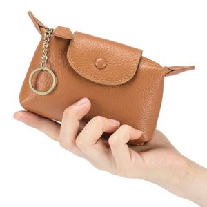 2024 Mode hochwertige Feste Farbe Womens Bag Exquisit Mini Coin Münzmünzen Organizer Bag Schlüsselbund niedlich 10a