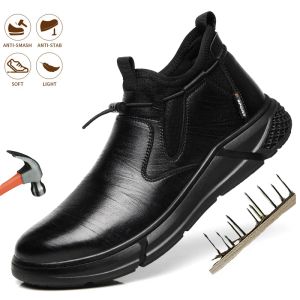 Buty mody bezpieczeństwa buty męskie stalowe czapki palców palców męskie buty robocze buty ochronne buty kutasowe obuwie bezpieczeństwa