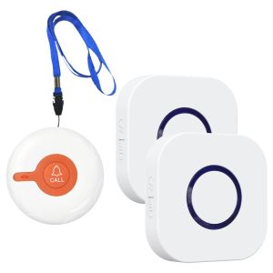 Doorbell Wireless Waterproof Doorbell Emergency Call påminnelse äldre ring Bell Electronic WiFi Home Bell Protection Security Alarm