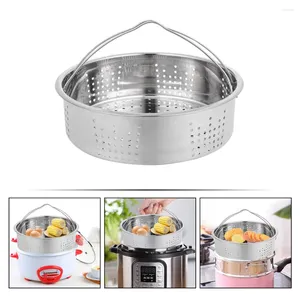 Double Boilers Stainless Steel Canning Rack With Handle Pressure Cooker Canner Plate Steamer Tray Cooling Kitchen Accessories