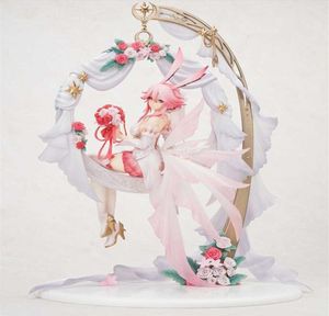 Anime manga ny anime honkai påverkan 3 yae sakura kiana kaslana fairy pvc action siffror leksak flickor staty vuxen samlingsmodell do1683793