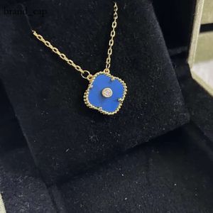 Designer Jewelry Four Van Clover Necklace Designer Necklace Highly Quality 18kgold Necklace Valentine Day Mother's Day for Girlfriend with Box Jewellery 6006