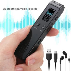 Kaydedici Küçük Ses Kayıt Cihazı Bluetooth Çağrı Sesli Aktif Kayıt Cihazı Ses Ses Dijital USB Profesyonel Diktafon MP3 Pansiyonu 864GB