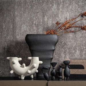 Wazony salon ceramiczny jesień nordycki design estetyczny hal floreros decorativos nowoczesny dekoracja domu yn50vs