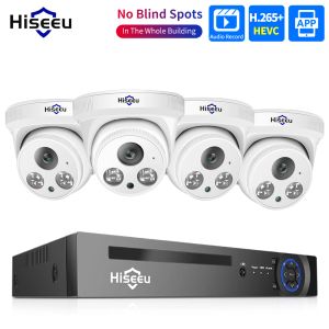 İnterkom 3MP 5MP Dome CCTV Gözetim Güvenliği Harici IP POE Kamera Sistemi Kiti Ev Sokak İzleme 10CH NVR Video Kaydedici