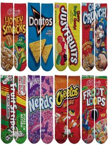 Lunghezza 30 cm Calzini stampati 3D Cheerleader Long Socks Boys Girls Socks Sports Sports Stocking Multicolors Cartoon One Side Stamptin1331863