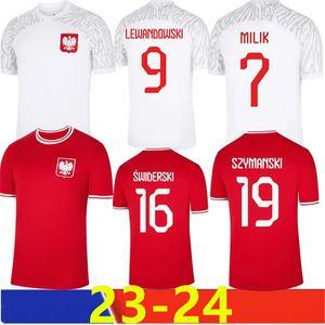 2024 neue Polen Lewandowski Fußballtrikot