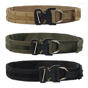 Taillenstütze Schnellfreisetzungs -Rigger Molle Belt Double Layer Tactical Heavy Duty 3,8 cm 125 cm 130 cm 135 cm Länge für das Schießenstraining