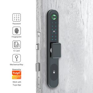 Lock Wireless Tuya Smart Bluetooth Home Apartment Keyless Security Fingerprint Digital Password Door Lock With NFC Card Reader