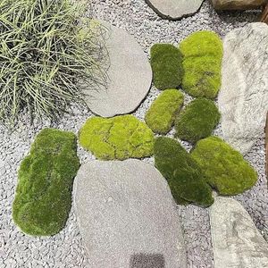 Dekorativa blommor Simulerade Moss Artificial Lawn Stone Shooting Props Bonsai Landscape Decoration Ornaments Turf