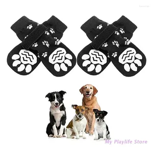 Abbigliamento per cani 4pcs/stivali set scarpe anti-slip per animali