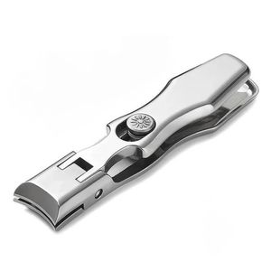 Portátil Ultra Sharp Unhas Clipper dedica aço de aço de aço largo Abertura Anti -Splash upnail Clippers Cutter unhas manicure