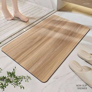 Bath Mats Rug Mat Quick Dry Super Absorbent Bathroom Rubber Non Slip Carpet Ultra Thin Washable Shower Floor