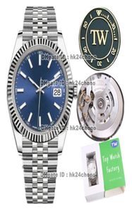 Tw Factory Luxury Watches 41 мм Datejust 904L из нержавеющей стали Cal3235 Automatic Mens Watch 1263340002 Sapphire Crystal Blue Dial 7538896